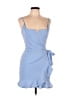 Hallelu Blue Cocktail Dress Size L - photo 1
