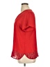 Van Heusen 100% Polyester Red Short Sleeve Blouse Size XL - photo 5