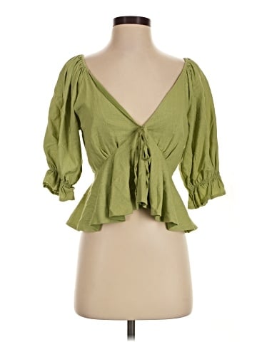 7 For All Mankind 3/4 Sleeve Blouse (view 1)