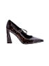Nine West Animal Print Brown Heels Size 9 1/2 - photo 1