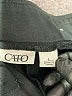 Cato Solid Black Casual Pants Size L - photo 4