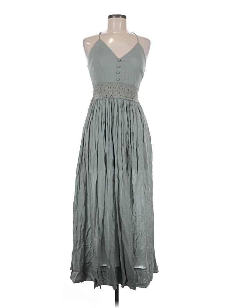 Pre-owned Papaya Casual Dress In Gray