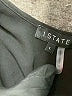 1.State 100% Polyester Black Sleeveless Top Size L - photo 7