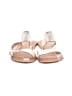 Anthropologie 100% Leather Silver Sandals Size 9 - photo 2