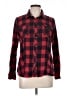 Natural Reflections 100% Cotton Plaid Red Long Sleeve Button-Down Shirt Size L - photo 1