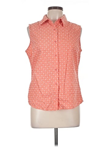 Fashion Bug Sleeveless Button-Down Shirt (view 1)