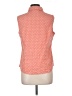 Fashion Bug 100% Cotton Orange Sleeveless Button-Down Shirt Size L - photo 2
