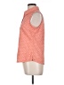 Fashion Bug 100% Cotton Orange Sleeveless Button-Down Shirt Size L - photo 5