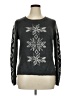 Princess Vera Wang Graphic Gray Pullover Sweater Size XL - photo 1
