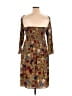 Hatch 100% Viscose Paisley Brown Casual Dress Size Med Maternity (2) - photo 2