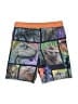 Jurassic World 100% Polyester Graphic Orange Board Shorts Size 8 - photo 2