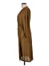 OAK + FORT 100% Polyester Tan Casual Dress Size L - photo 5