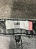 CAbi Chevron-herringbone Gray Jeans Size 10 - photo 7