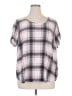 Torrid Silver Short Sleeve Blouse Size 1X Plus (1) - photo 1