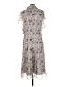 MIKAEL AGHAL Floral Gray Casual Dress Size 6 - photo 2
