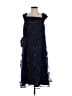 JS Collections 100% Polyester Stars Blue Cocktail Dress Size 16 - photo 1