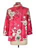 Cato Floral Pink 3/4 Sleeve Blouse Size L - photo 2