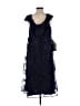 JS Collections 100% Polyester Stars Blue Cocktail Dress Size 16 - photo 2