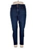 Ann Taylor Solid Blue Jeans Size 16 - photo 1