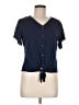 Weatherproof Blue Short Sleeve Top Size M - photo 1