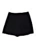 White House Black Market Solid Black Shorts Size 14 - photo 1