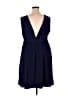 BLOOMCHIC 100% Polyester Solid Blue Cocktail Dress Size 18 - photo 2