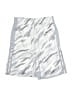 Adidas 100% Recycled Polyester Graphic Silver Gray Athletic Shorts Size 10 - 12 - photo 1