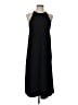 Zara Solid Black Casual Dress Size L - photo 1