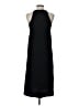 Zara Solid Black Casual Dress Size L - photo 2