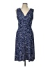 Nine West Polka Dots Blue Cocktail Dress Size 10 - photo 1