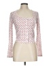 Aeropostale Polka Dots Ivory Long Sleeve T-Shirt Size L - photo 1