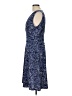 Nine West Polka Dots Blue Cocktail Dress Size 10 - photo 5