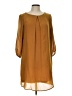 H&M 100% Polyester Solid Tan Casual Dress Size L (estimated) - photo 1