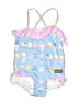 Matilda Jane Print Blue One Piece Swimsuit Size 3T - photo 1
