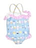 Matilda Jane Print Blue One Piece Swimsuit Size 3T - photo 2
