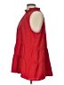 Mud Pie 100% Polyester Red Sleeveless Blouse Size L - photo 5