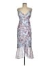 Bardot 100% Polyester Floral Blue Cocktail Dress Size 6 - photo 1