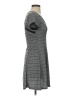 Bebop Plaid Gray Casual Dress Size S - photo 4