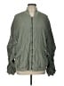 Free People Solid Green Jacket Size L - photo 1