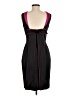 Wisp Color Block Black Cocktail Dress Size 6 - photo 2