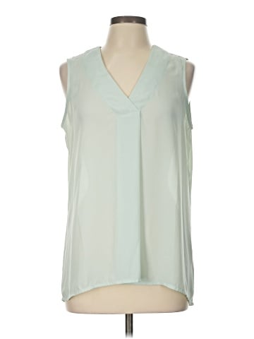 Rose + Olive Sleeveless Blouse (view 1)