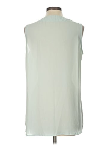 Rose + Olive Sleeveless Blouse (view 2)