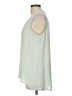 Rose + Olive 100% Polyester Green Sleeveless Blouse Size L - photo 5