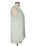 Rose + Olive 100% Polyester Green Sleeveless Blouse Size L - photo 4