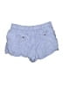 J.Crew 100% Linen Stripes Blue Shorts Size M - photo 2