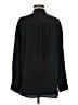 Madewell 100% Silk Black Long Sleeve Silk Top Size M - photo 2