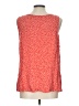 Old Navy 100% Rayon Red Sleeveless Blouse Size L (tall) - photo 2