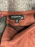 Originality Solid Burgundy Casual Skirt Size M - photo 4