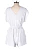 Discreet 100% Polyester Solid White Romper Size L - photo 2