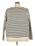 SPANX Stripes Ivory Pullover Sweater Size 3X - photo 1